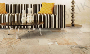 MINA RUSTIC TRAVERTINE - 18"x18"x1/2"