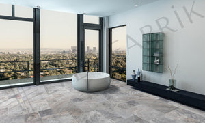 SILVER GREY TRAVERTINE