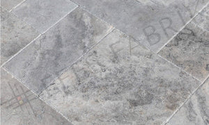 SILVER GREY TRAVERTINE - PATTERN SET