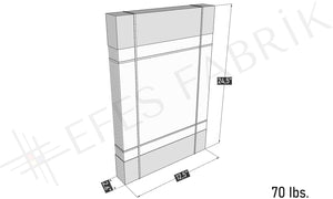 TURKISH CARRARA MARBLE - 12"x24"x3/8"