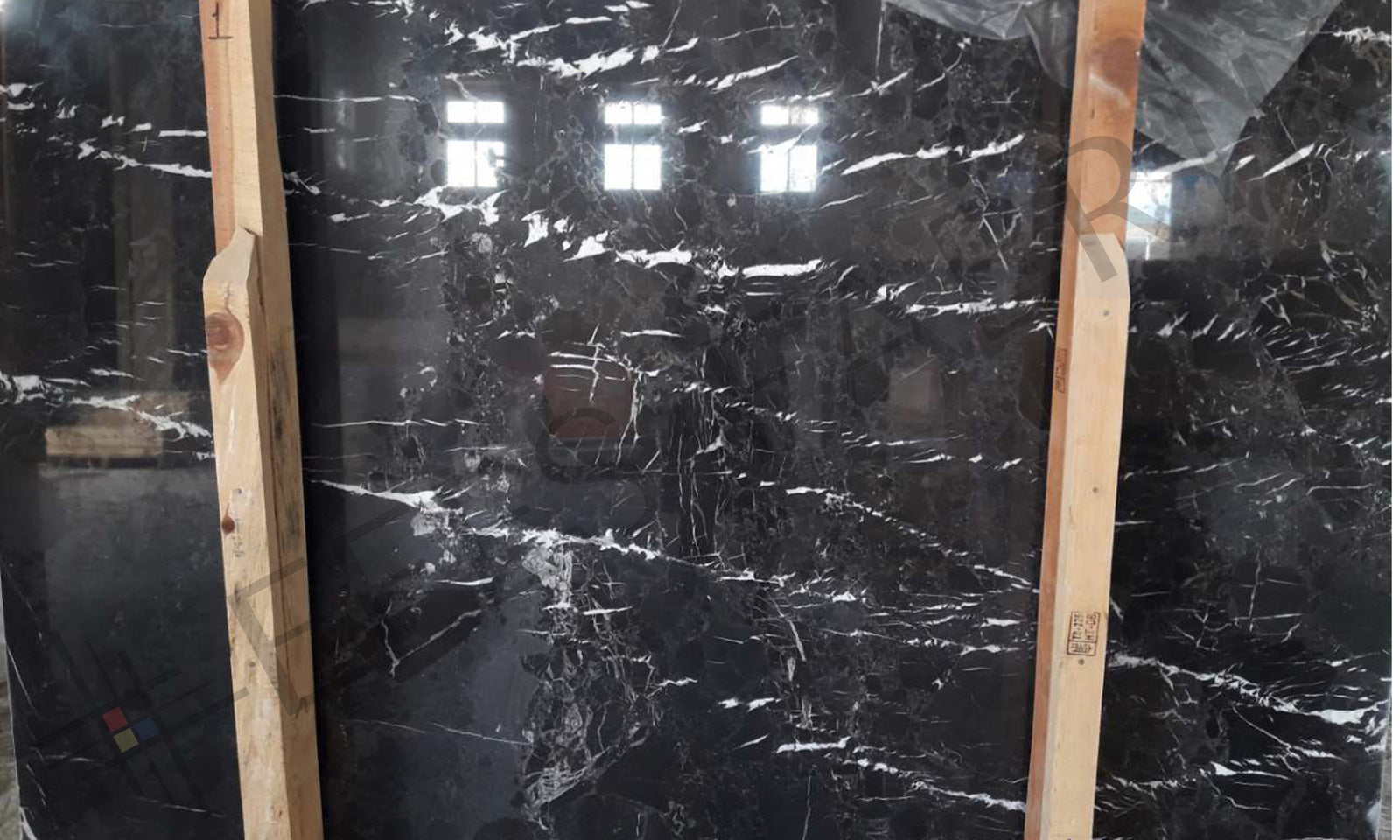 Nero St Laurent Marble Slab
