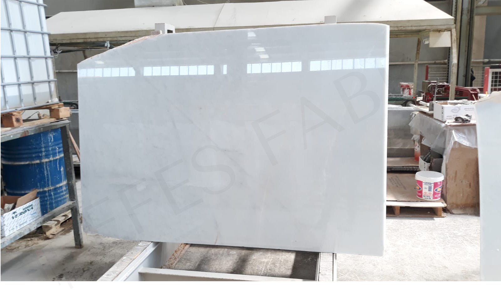 Usak White Mabrle Slab