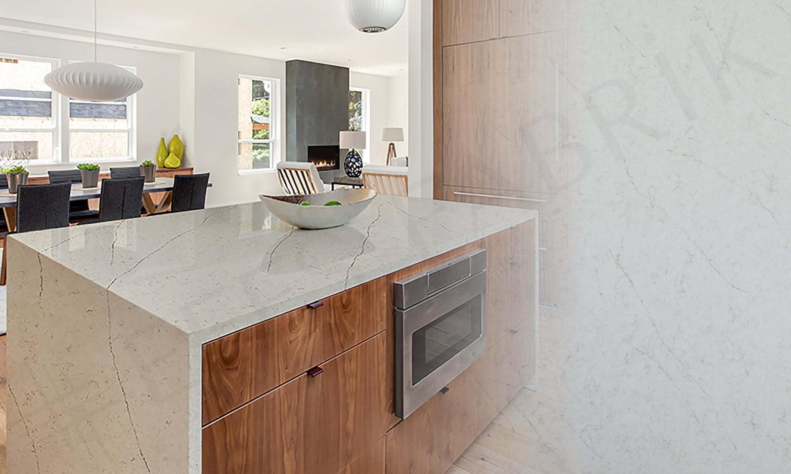 Alba Vela Quartz Slab