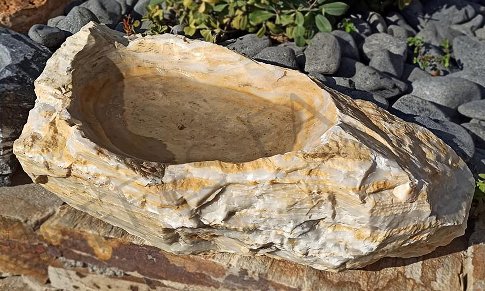angel sparks natural bird bath