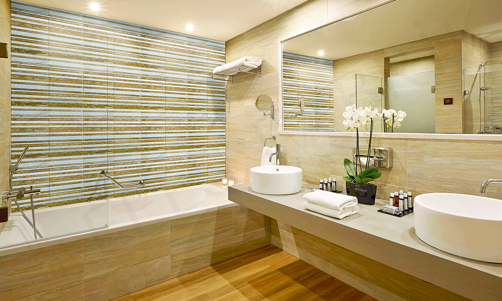 Travertine Mosaic IMP-PY-TF