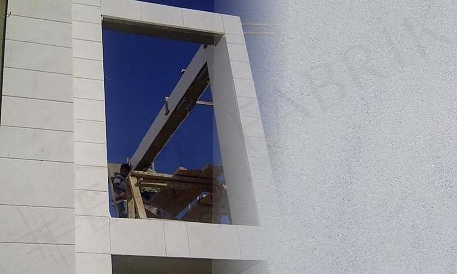 bianco ibiza sandblasted marble