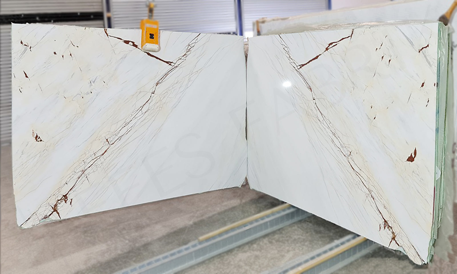 Bianco Venato Marble Bookmatch Slab No.9149/2