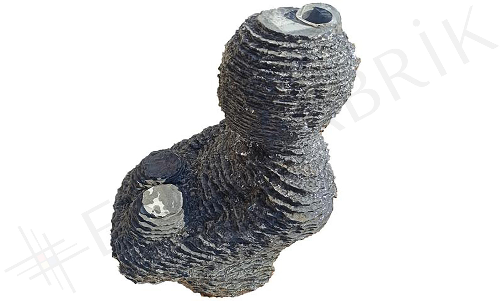 Black Marble Human Fountain