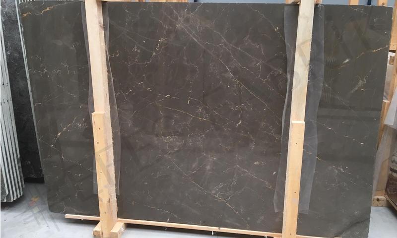 Olive Maroon Marble Slab
