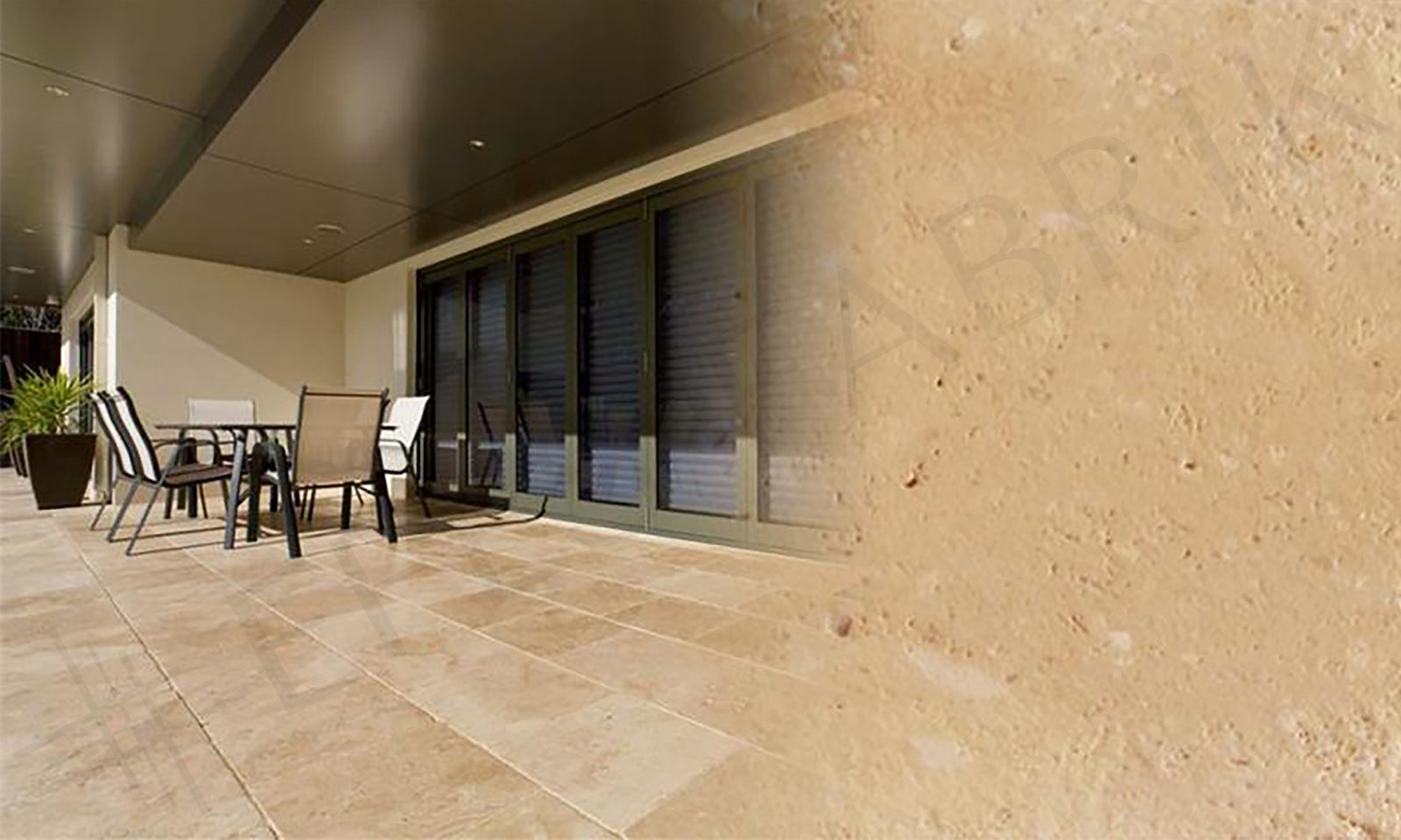 classic mina travertine paver