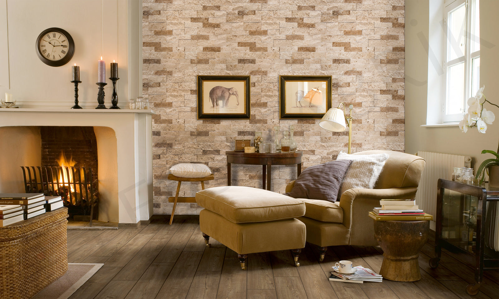 Travertine Mosaic P26-CN-TS