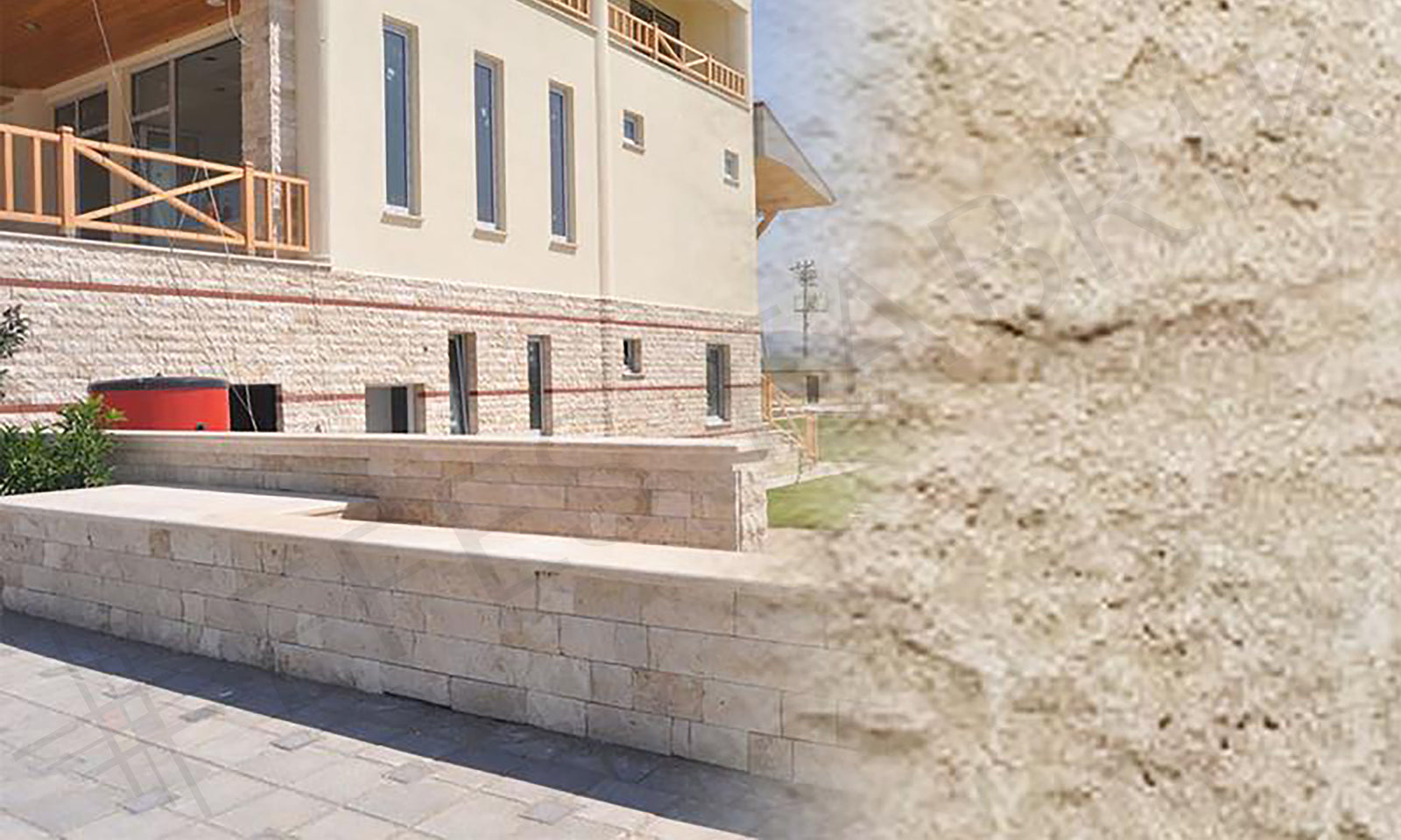 Classic Splitface Travertine