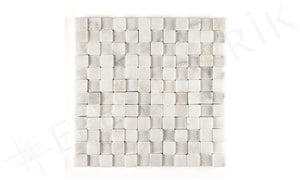 Marble Mosaic 3D22-W-MT
