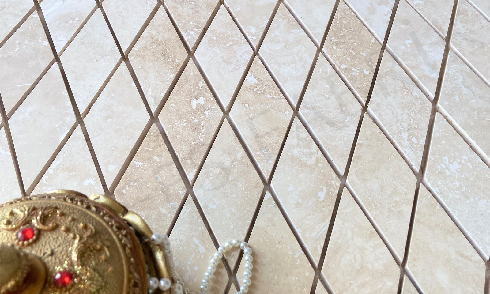 Travertine Mosaic D44-C-TF