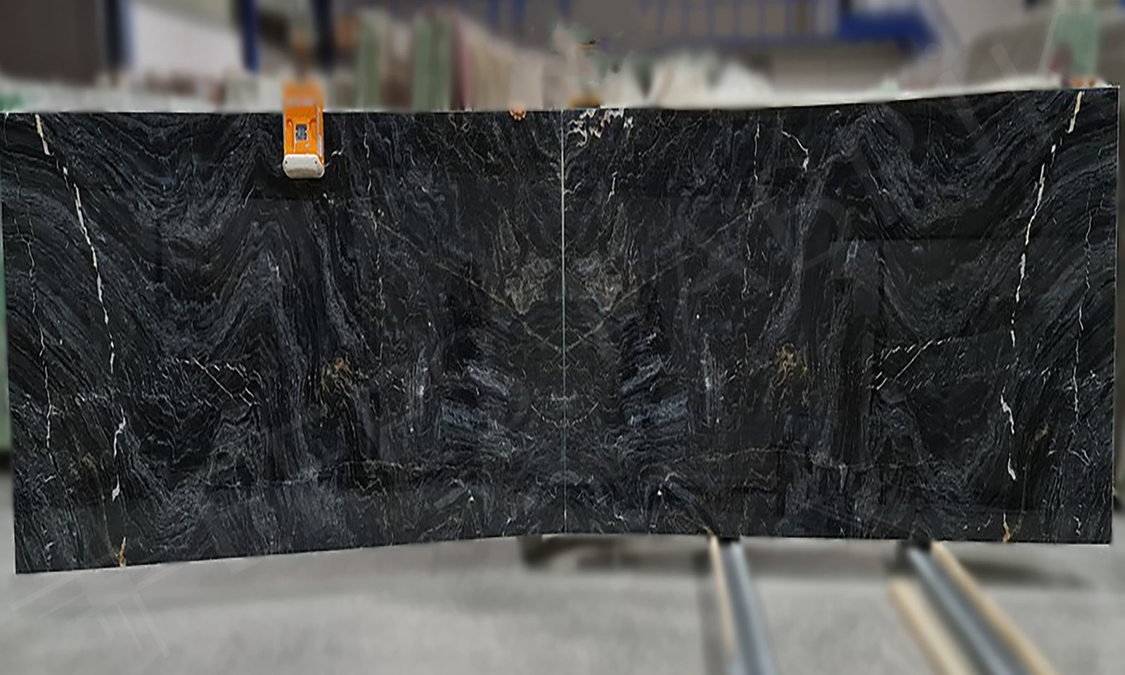 Golden River Marble Bookmatch Slab No.9689