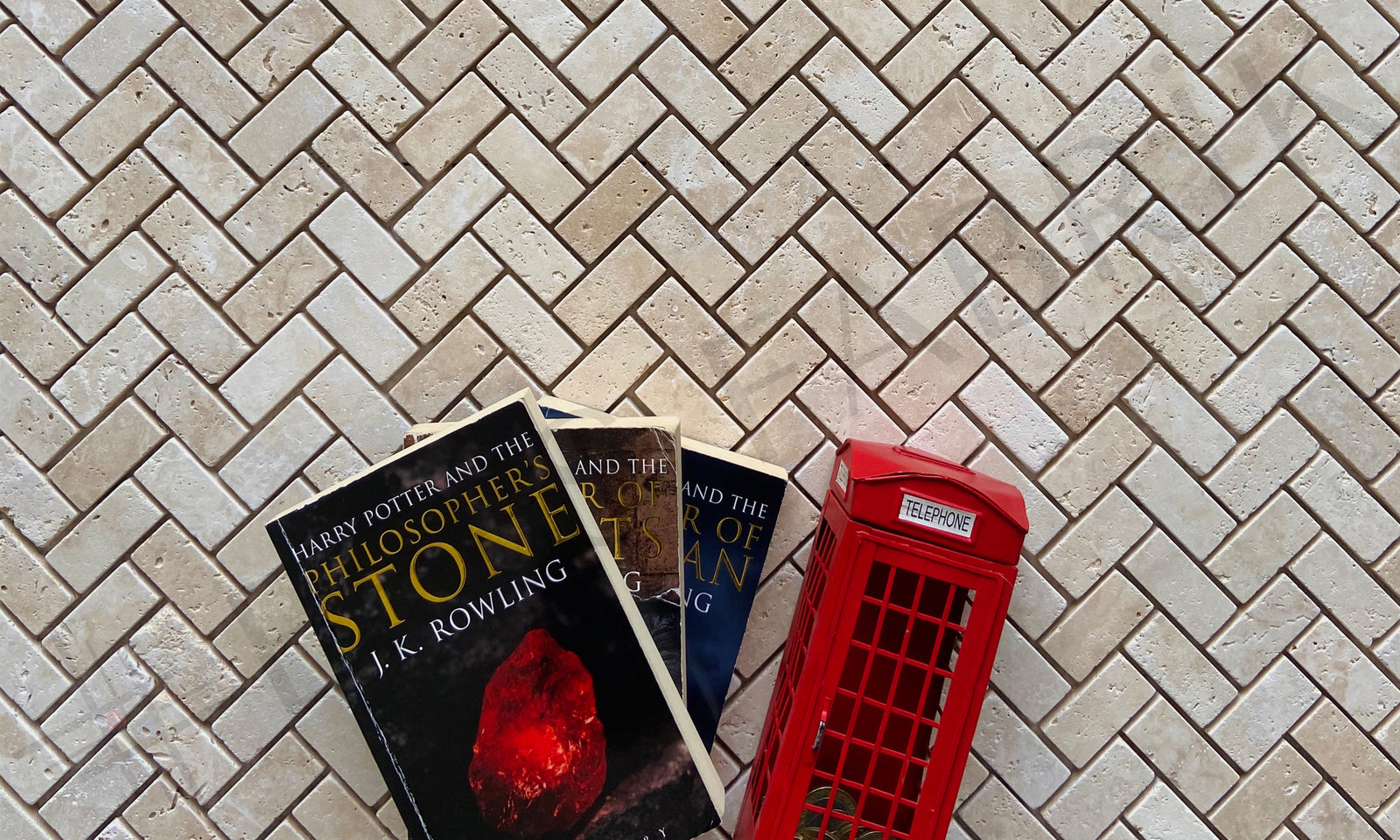 Travertine Mosaic HER24-C-TT