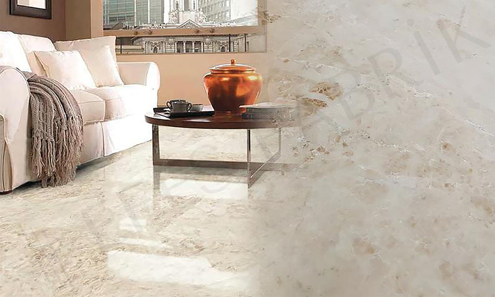 light cappuccino marble
