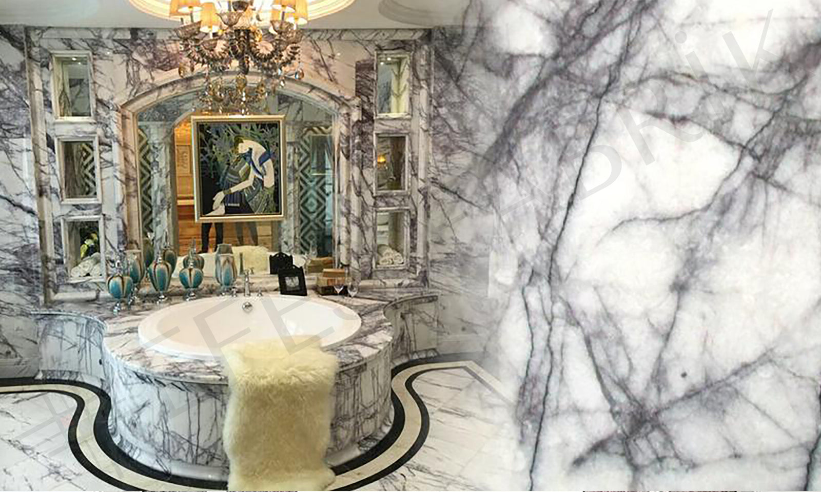 Lilac White Marble