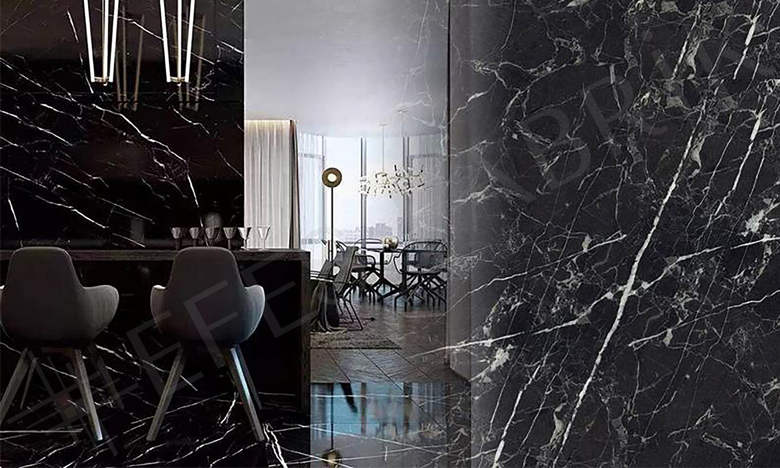 Nero St Laurent Marble