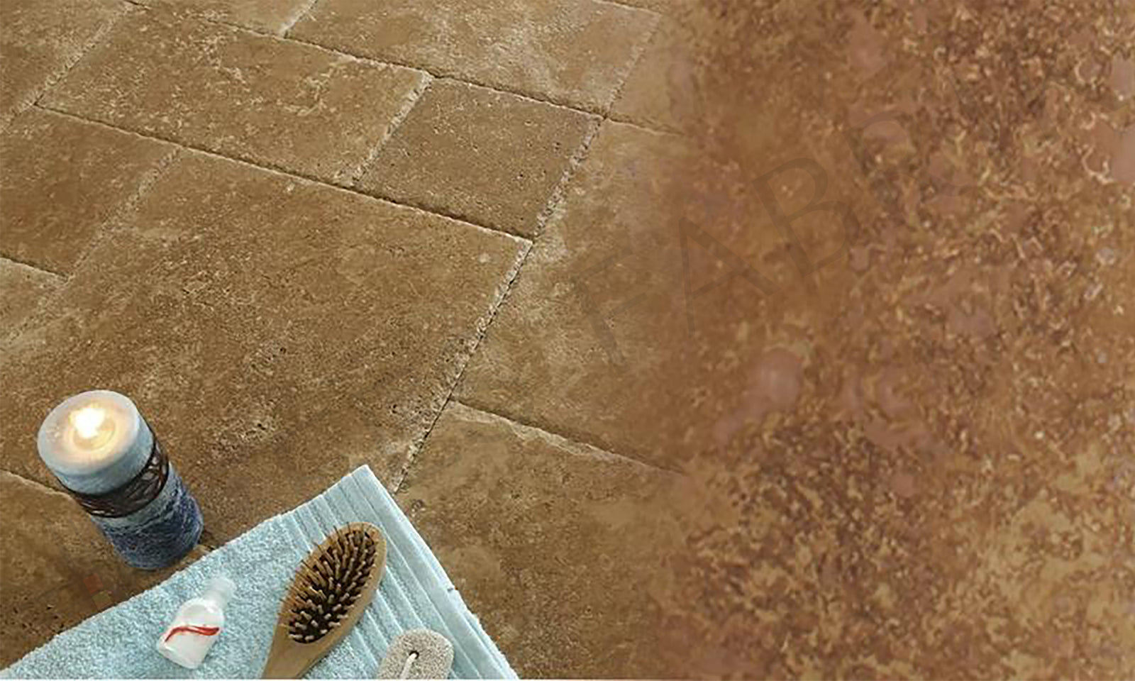 noche travertine paver