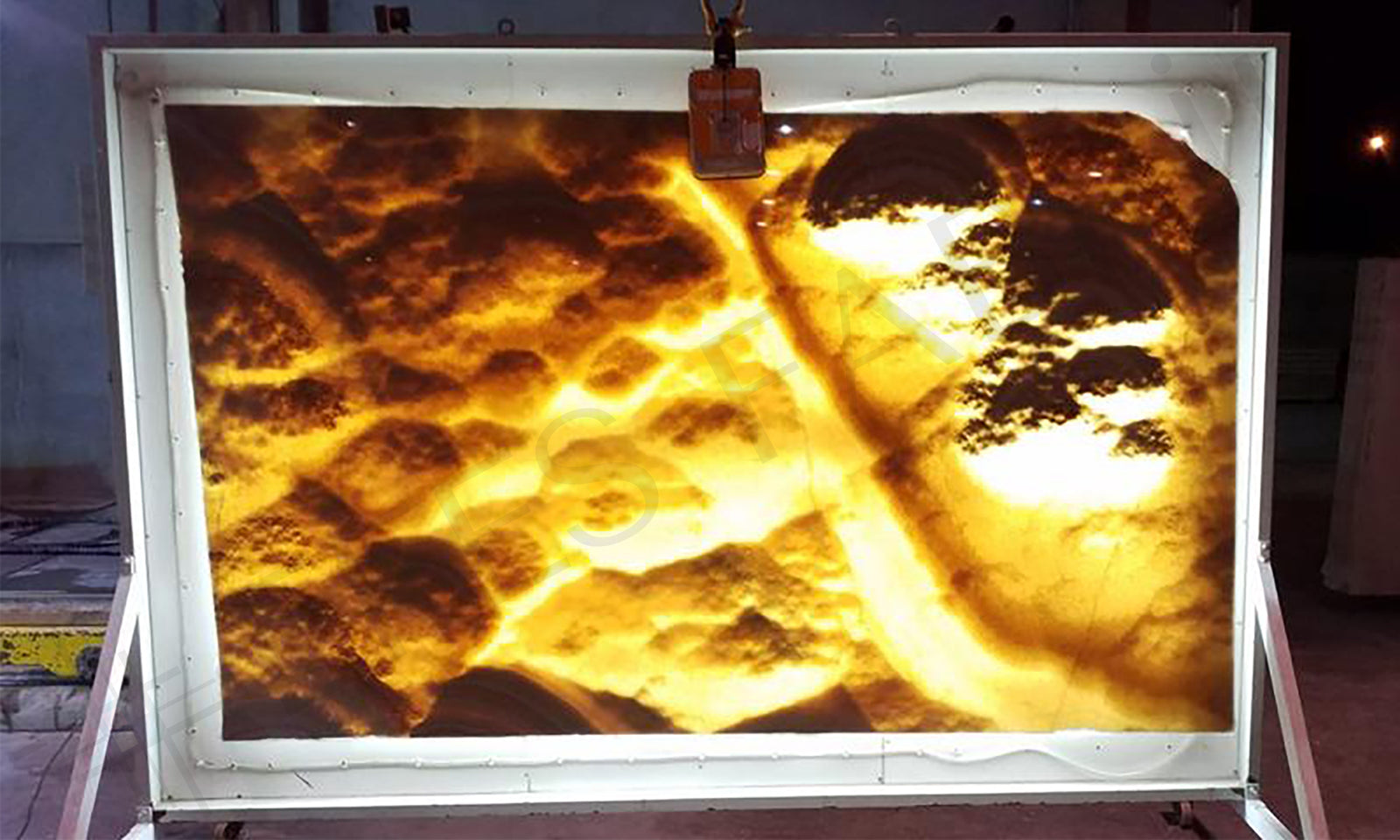 Onyx Honey Comb Slab