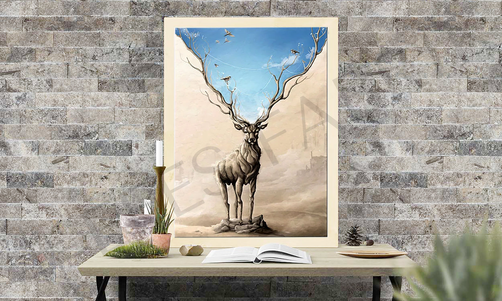 Travertine Mosaic P16-S-TS