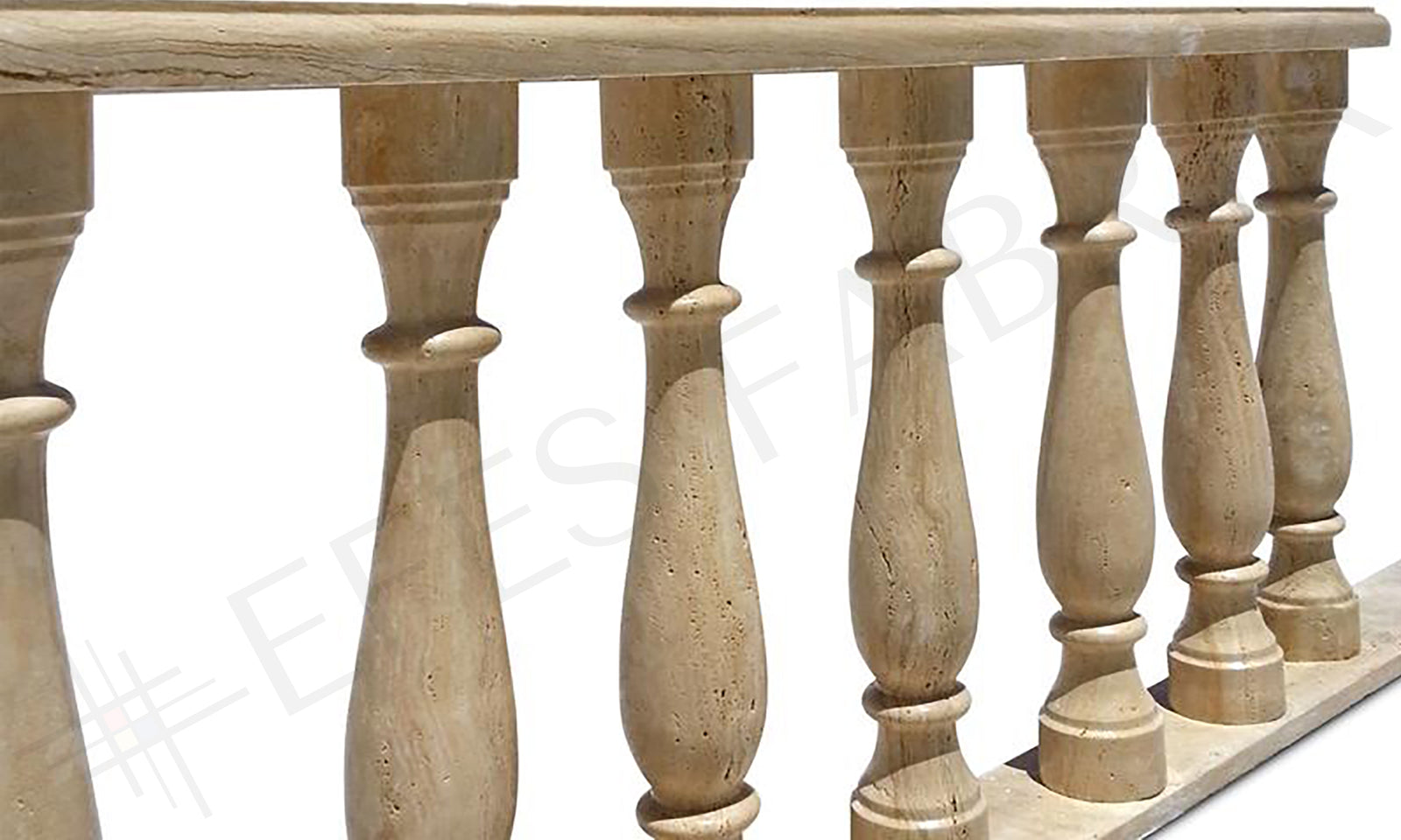 Travertine Balustrade