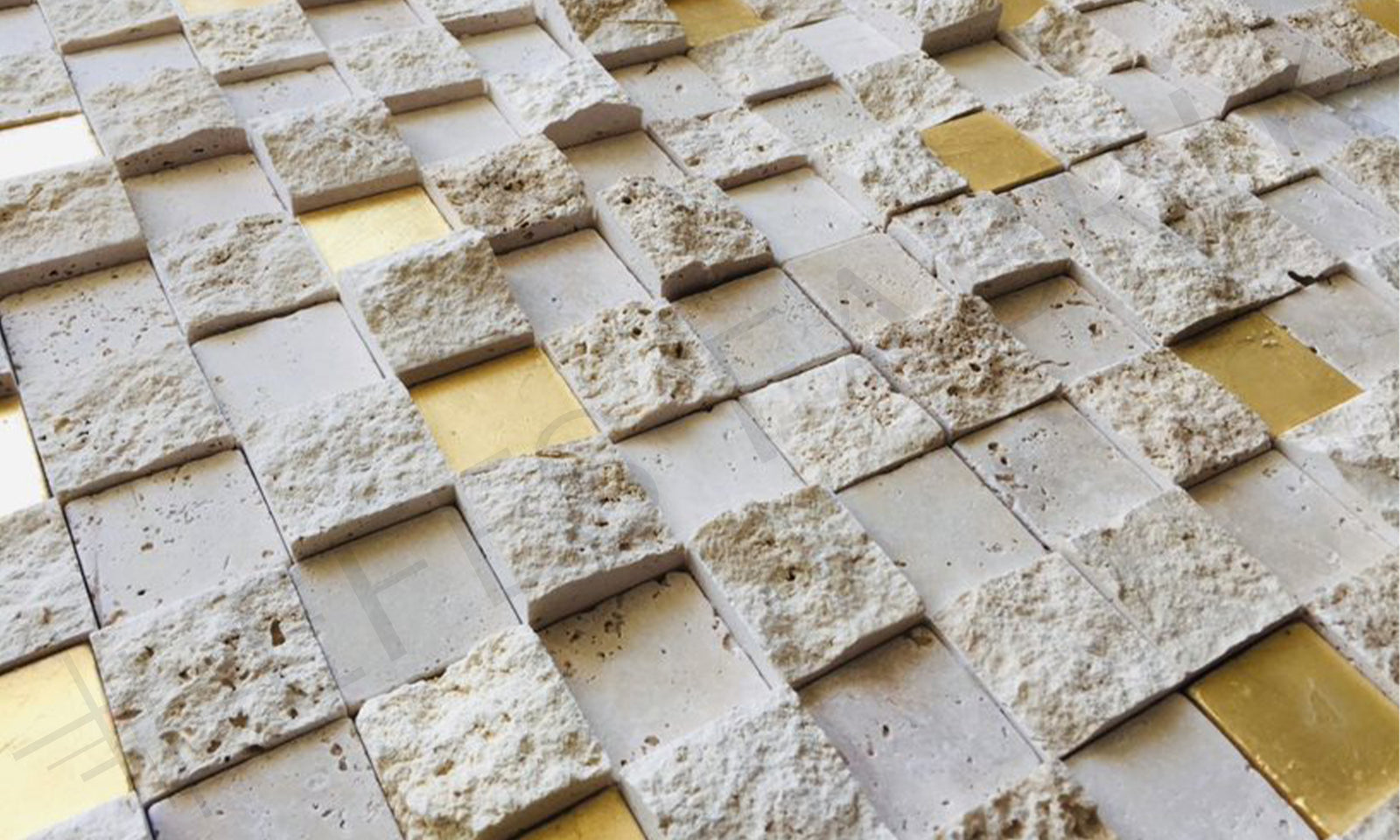 Travertine Mosaic V44-CY-TV