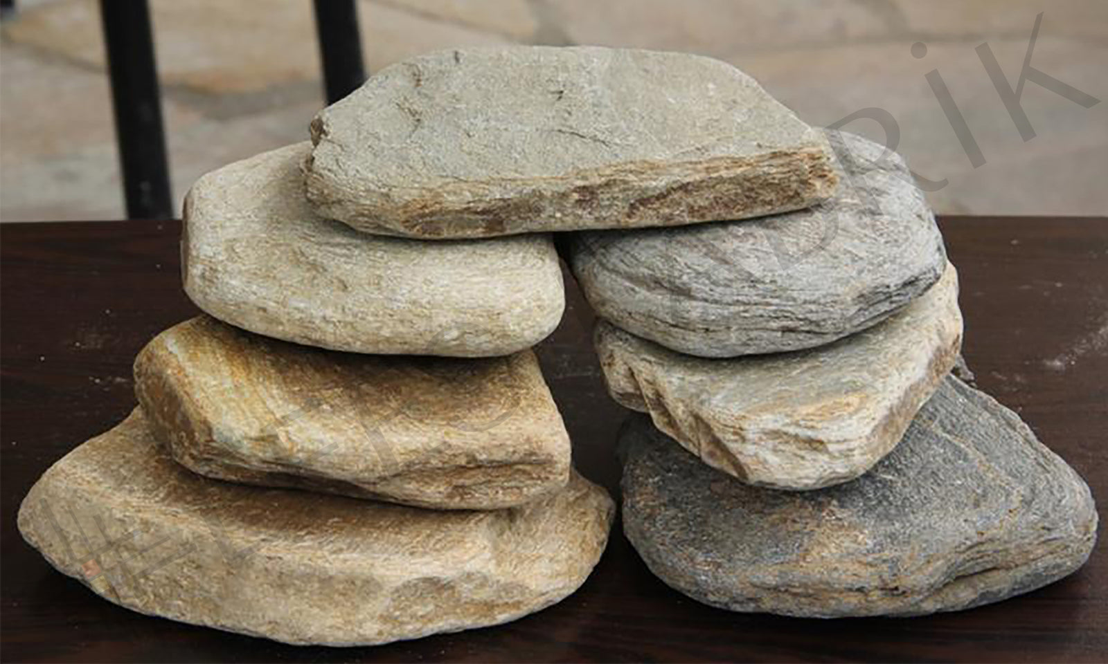 tumbled yellow flag stone