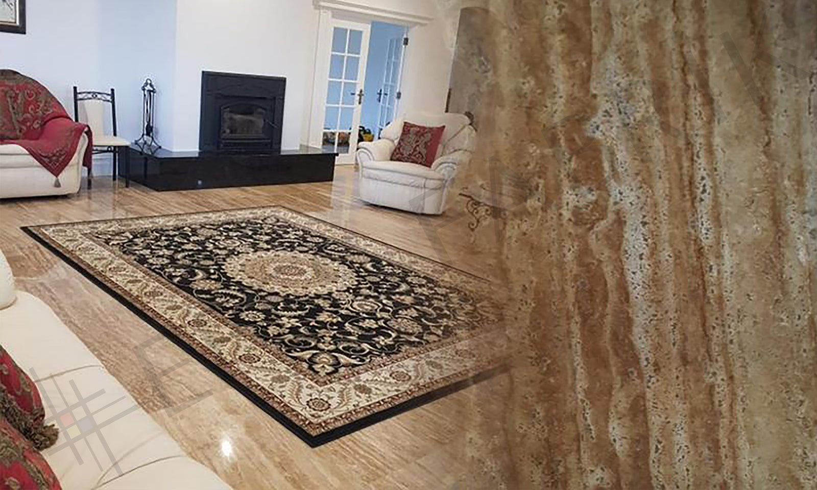 Walnut Vein Cut Travertine