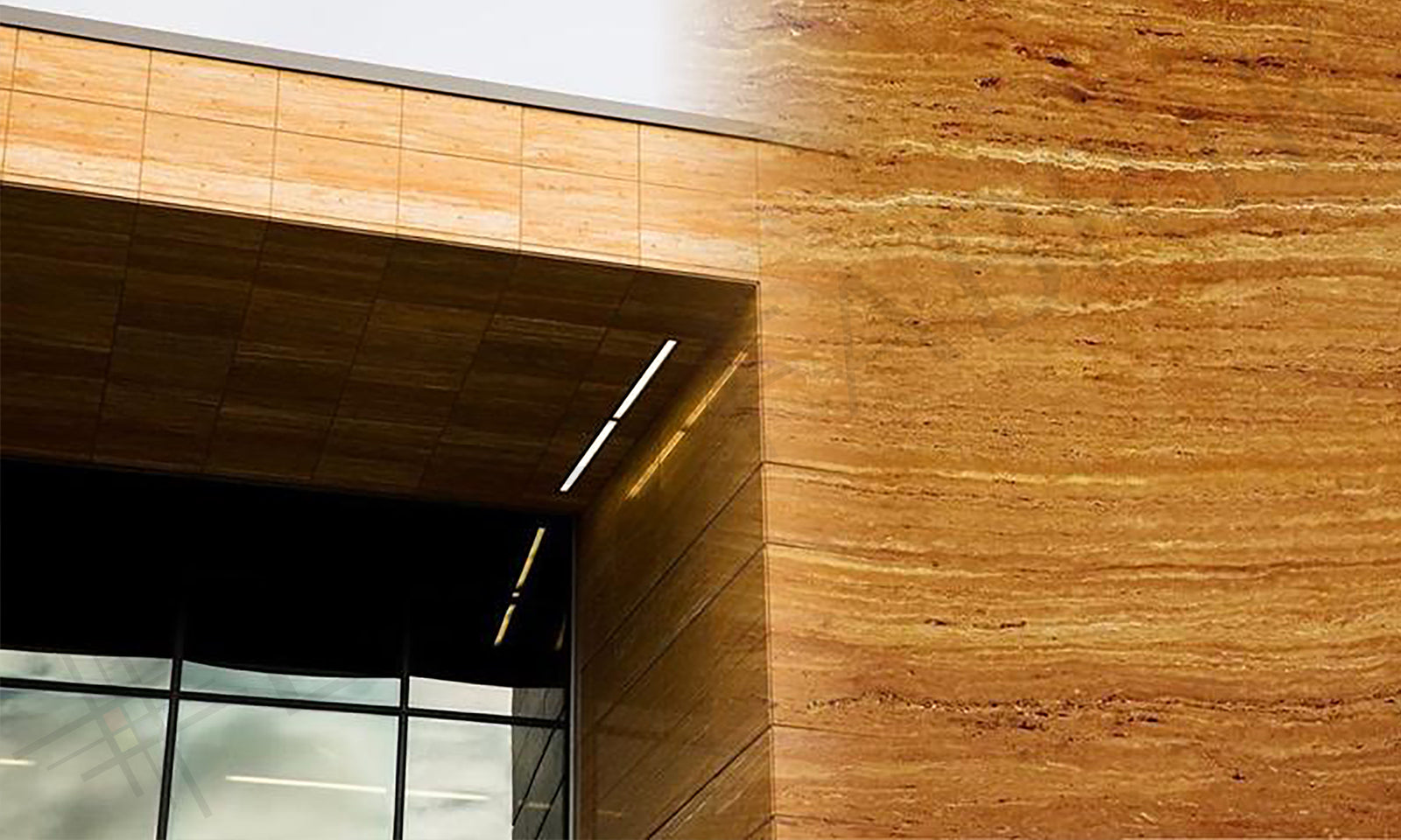 Yellow Vein Cut Travertine